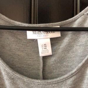 Grey maternity dress